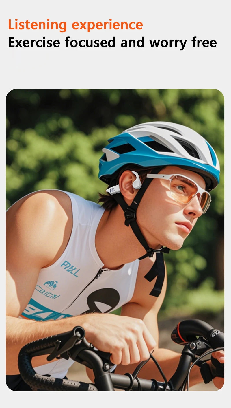 G3 Knochenleitungsschwimmkopfhörer Bluetooth IPX8 Wasserdicht Earless 32g Große Kapazität Hängendes Ohr Schmerzlose Sportkopfhörer