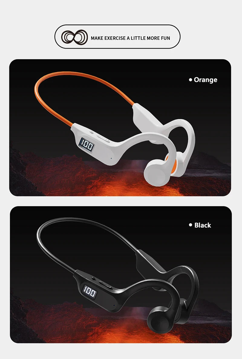 G3 Knochenleitungsschwimmkopfhörer Bluetooth IPX8 Wasserdicht Earless 32g Große Kapazität Hängendes Ohr Schmerzlose Sportkopfhörer